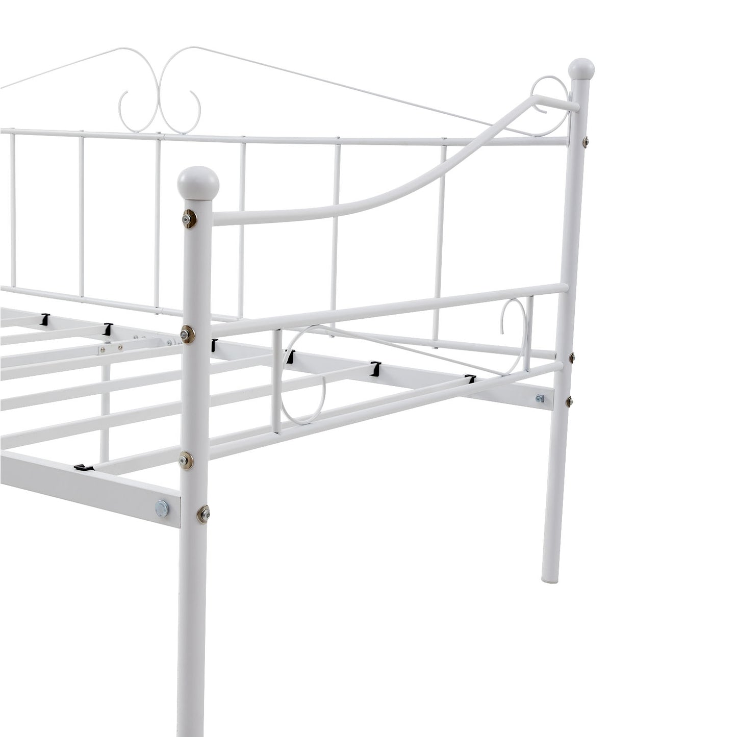 AVIO Single Metal Bed 93*207cm - White