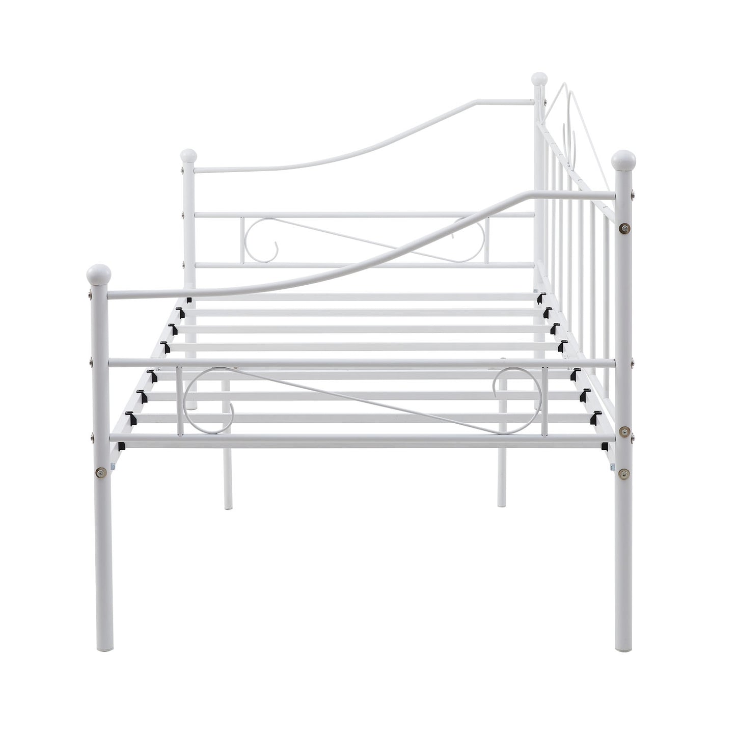 AVIO Single Metal Bed 93*207cm - White