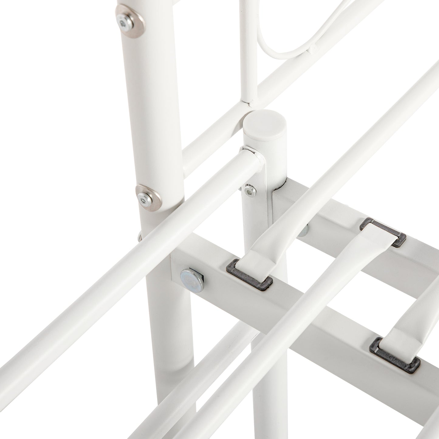 AVIOLA Day Metal Bed 93.2*199cm+93.5*191cm - White
