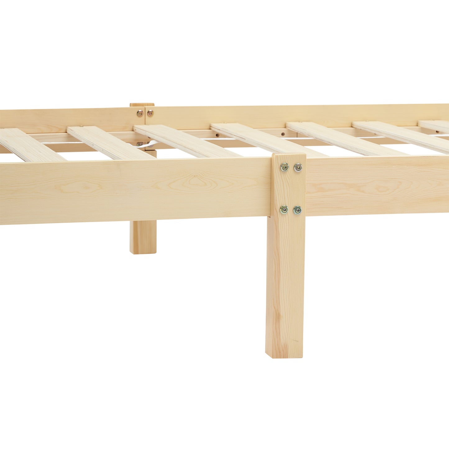 BEAN Single Pine Wooden Bed 98*196cm - Wood
