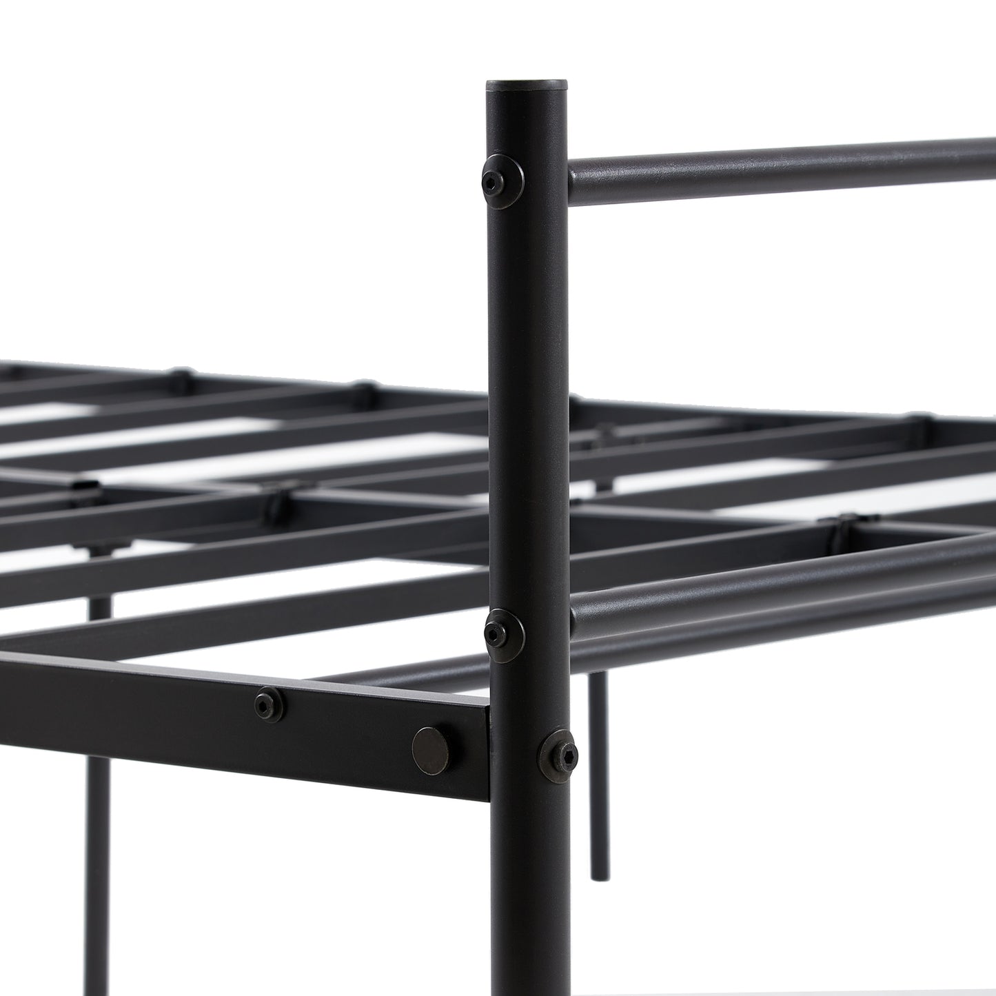 HEART Double Metal Bed 143*207cm - Black