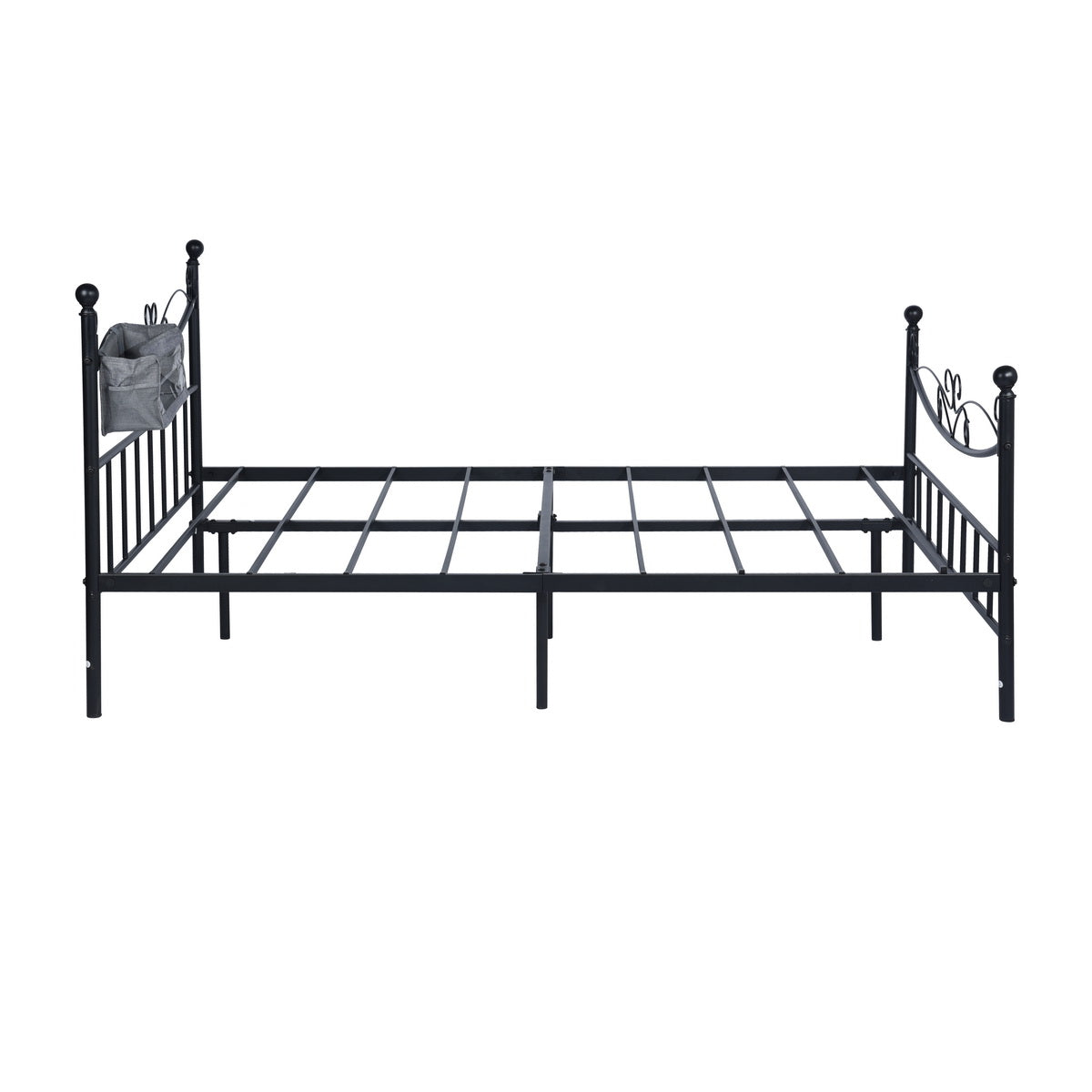 ISOLF Double Metal Bed 142*198cm - Black