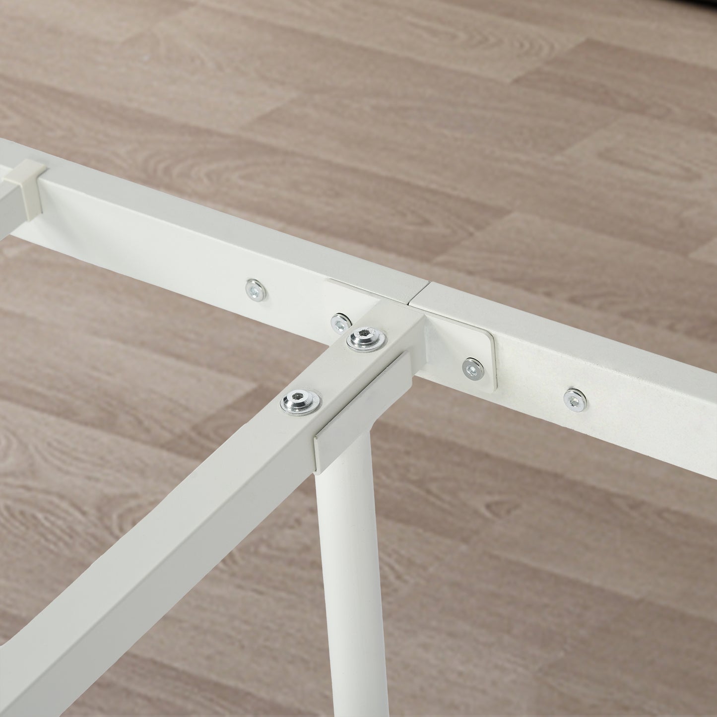 KESSIE Double Metal Bed 141.5*197cm - White