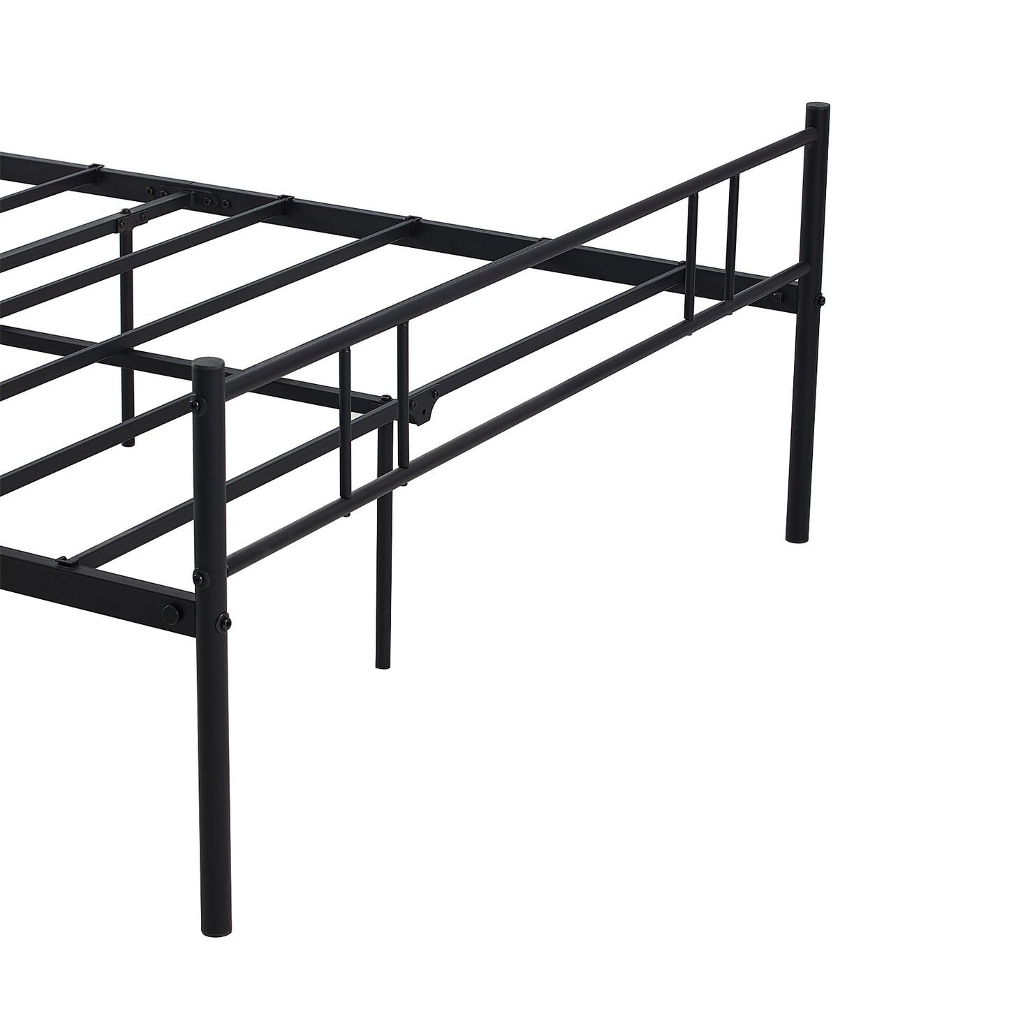 LOCARNO Double Metal Bed 143*207cm - Black
