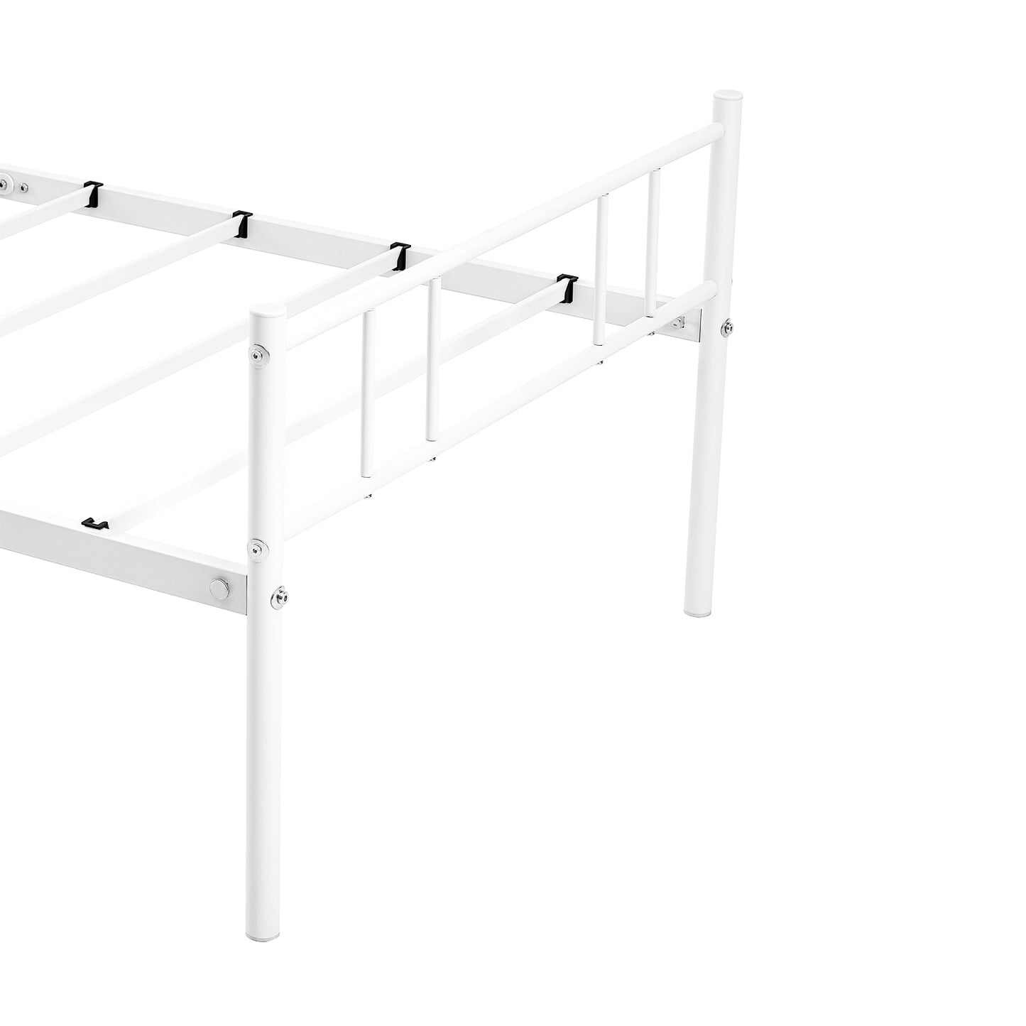 LOCARNO Single Metal Bed 93*207cm - White