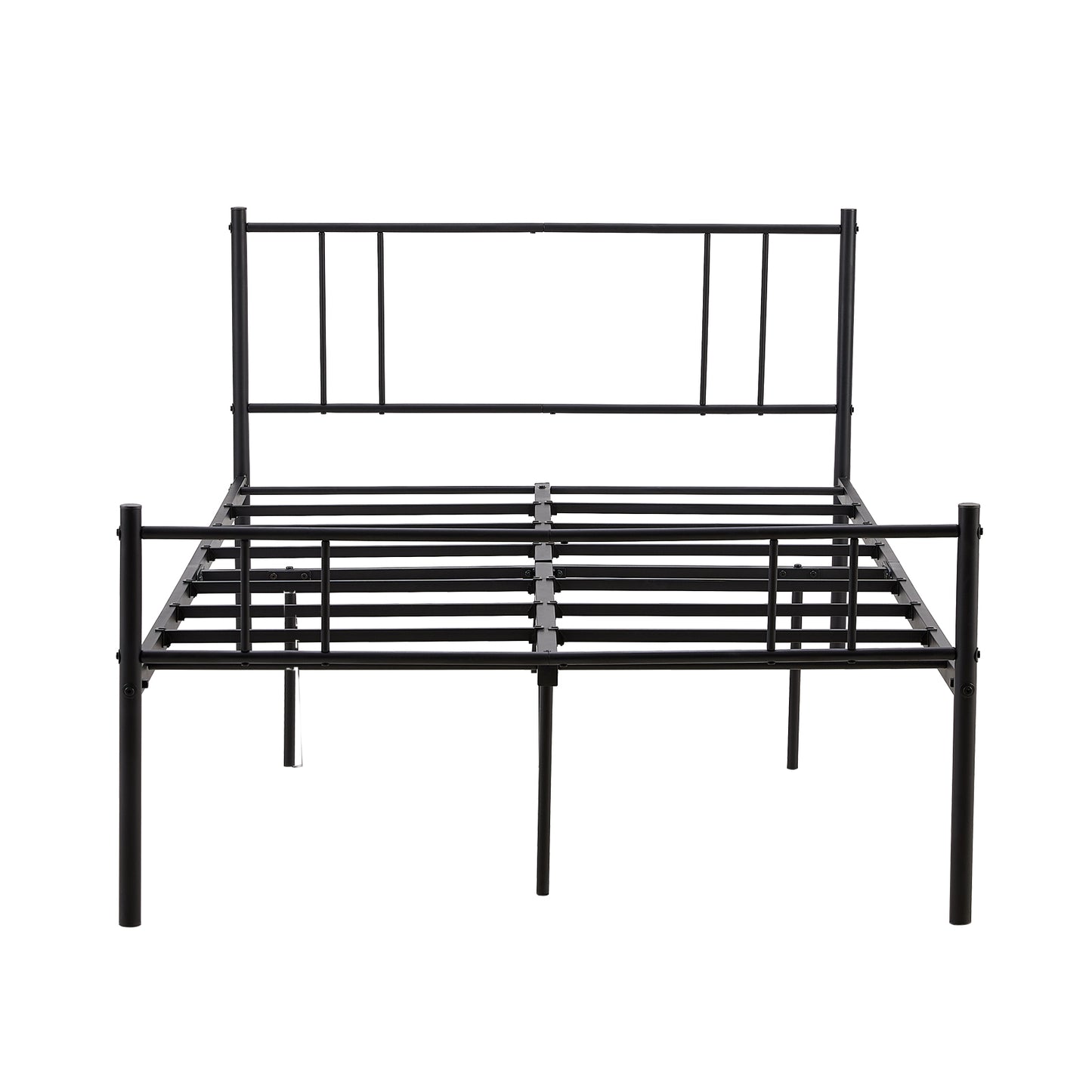 LOCARNO Small Double Metal Bed 123*197cm - Black