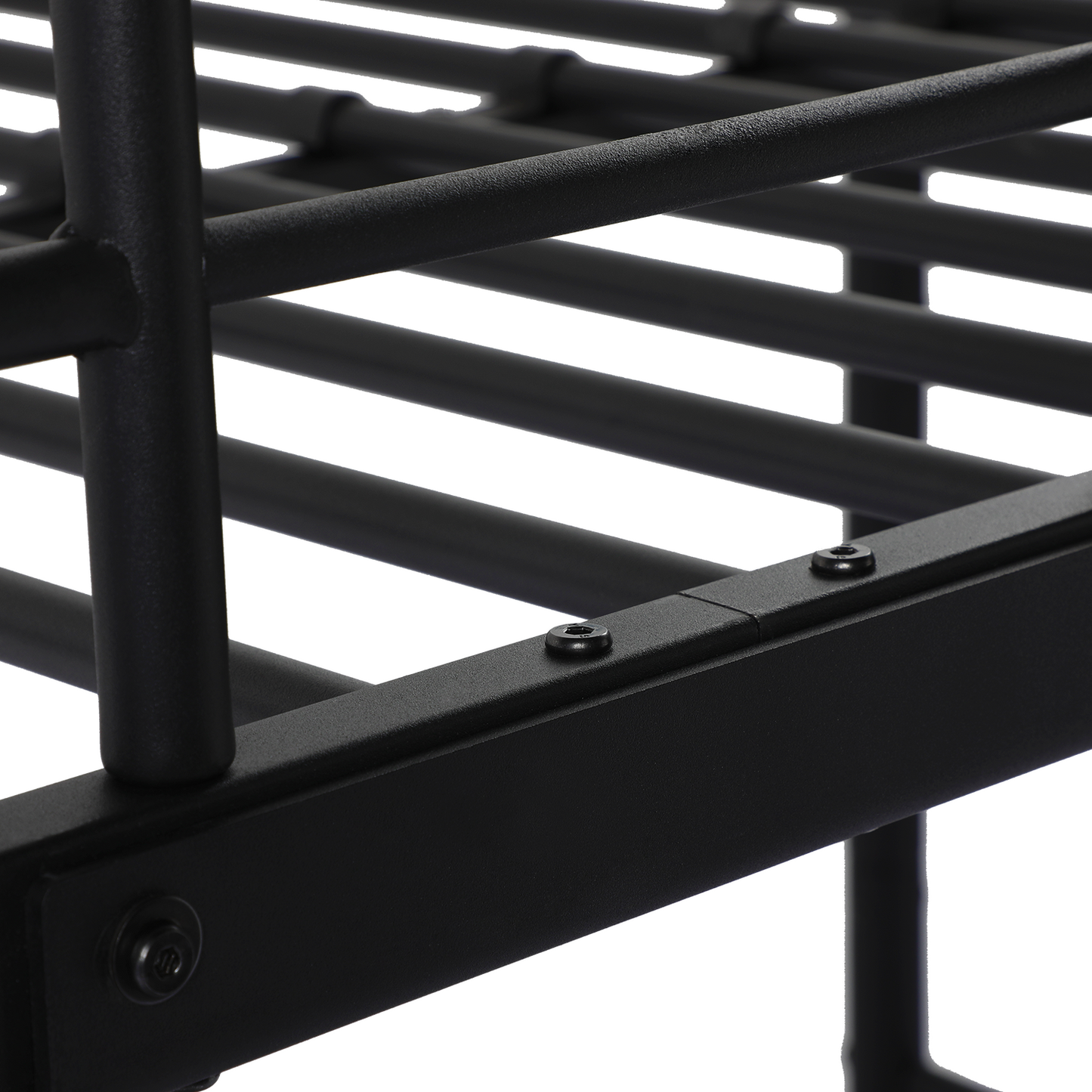 LOFT Upper and Lower Metal Bed 97*208.8cm - Black