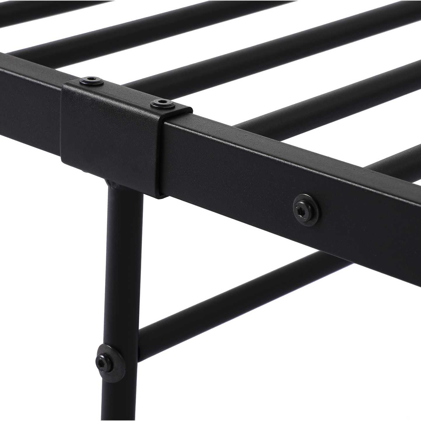 LOFT Upper and Lower Metal Bed 97*208.8cm - Black
