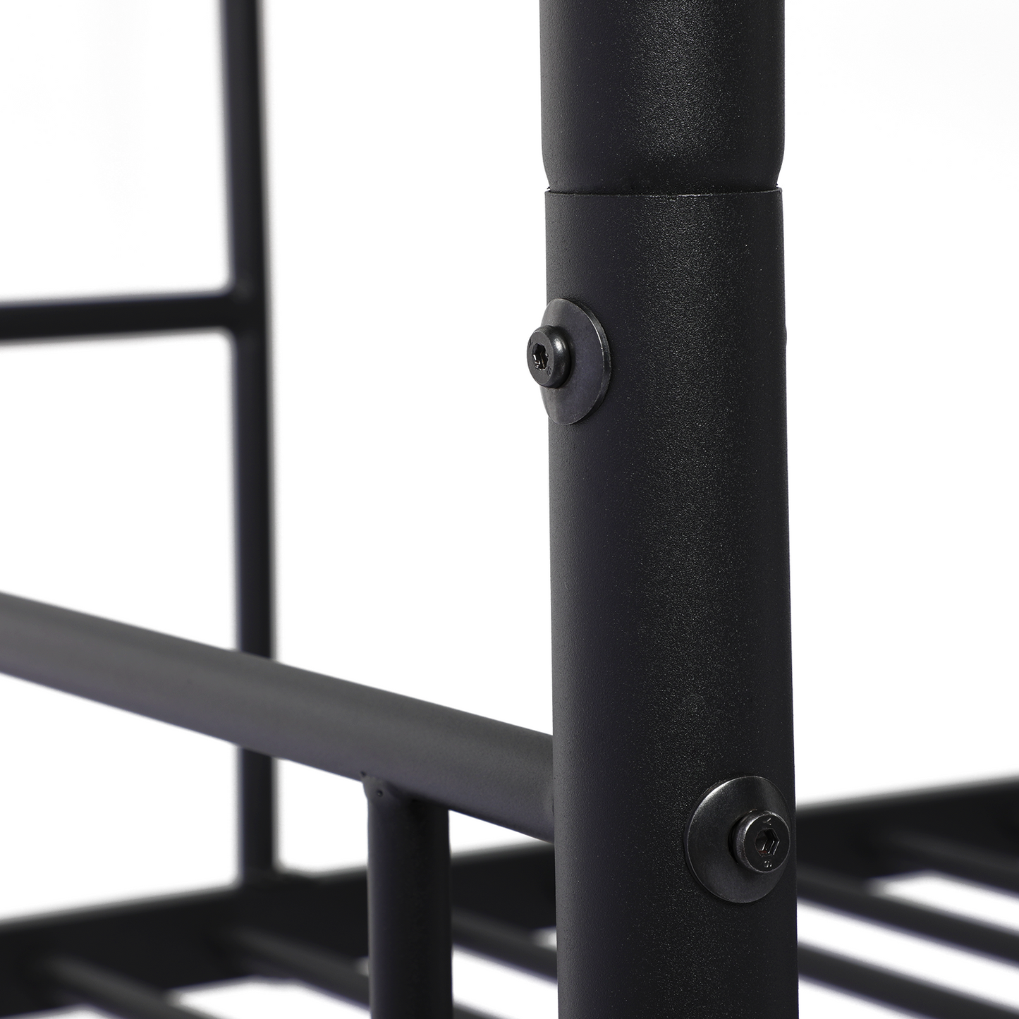 LOFT Upper and Lower Metal Bed 97*208.8cm - Black