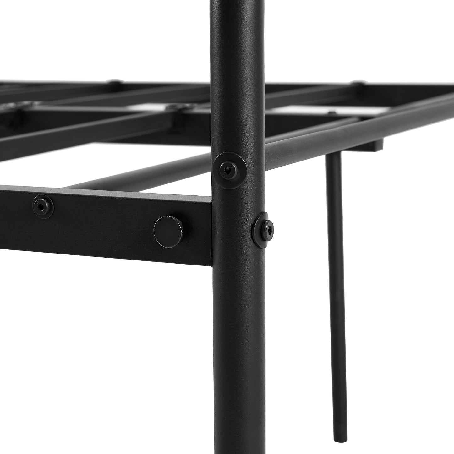 MILO Small Double Metal Bed 123*197cm - Black