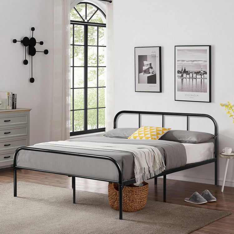 MILO Double Metal Bed 141.5*197cm - Black