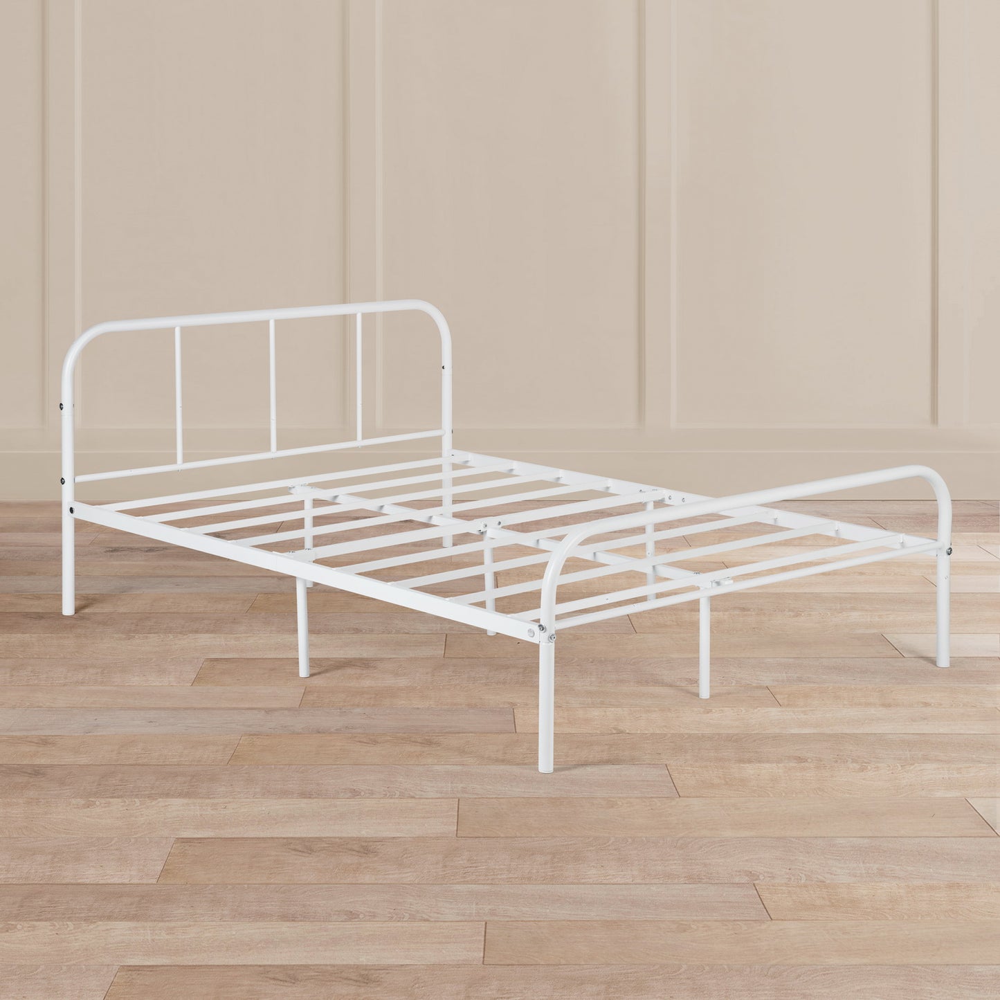 MILO Double Metal Bed 142.5*198cm - White