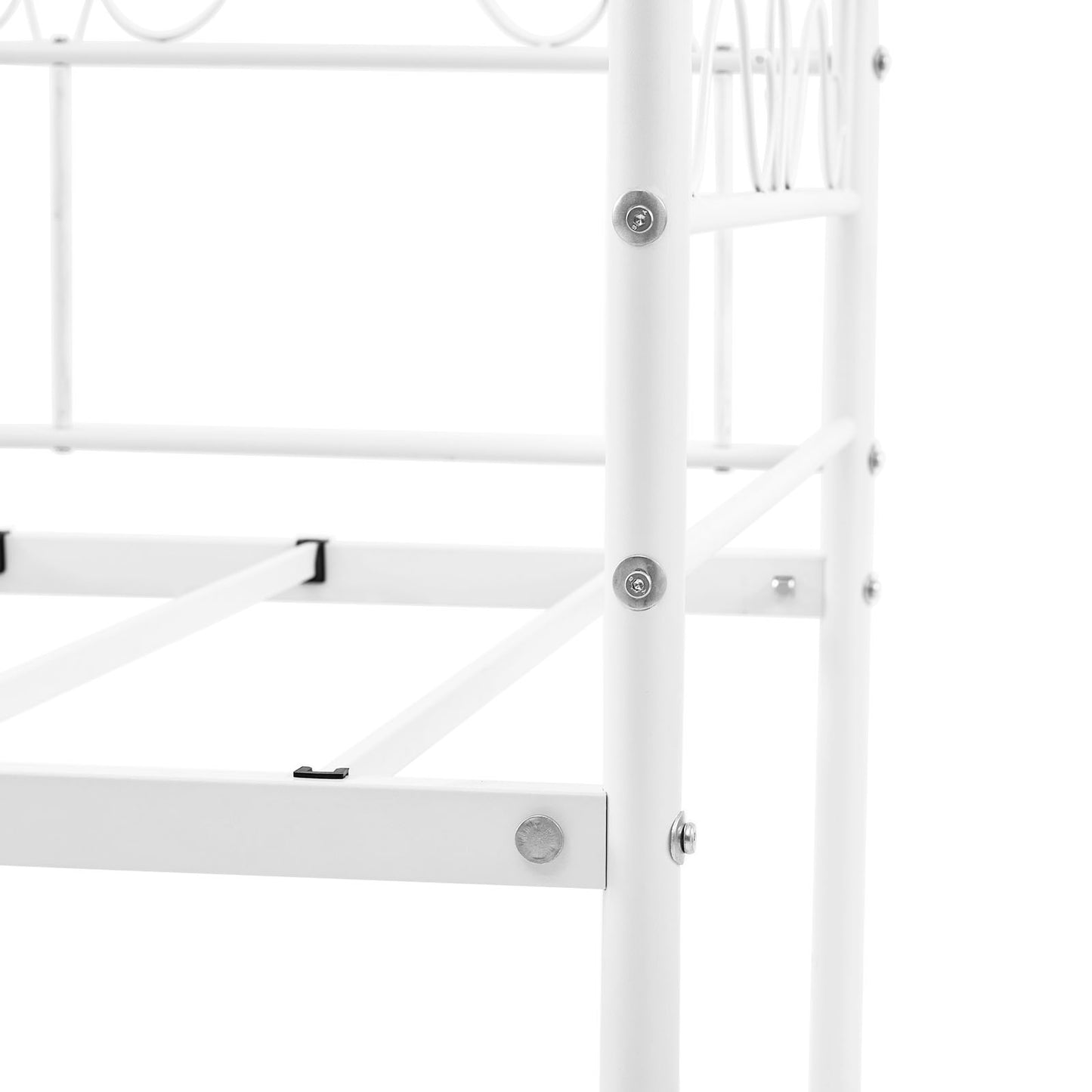 MUSK Single Metal Bed 93*197cm - White