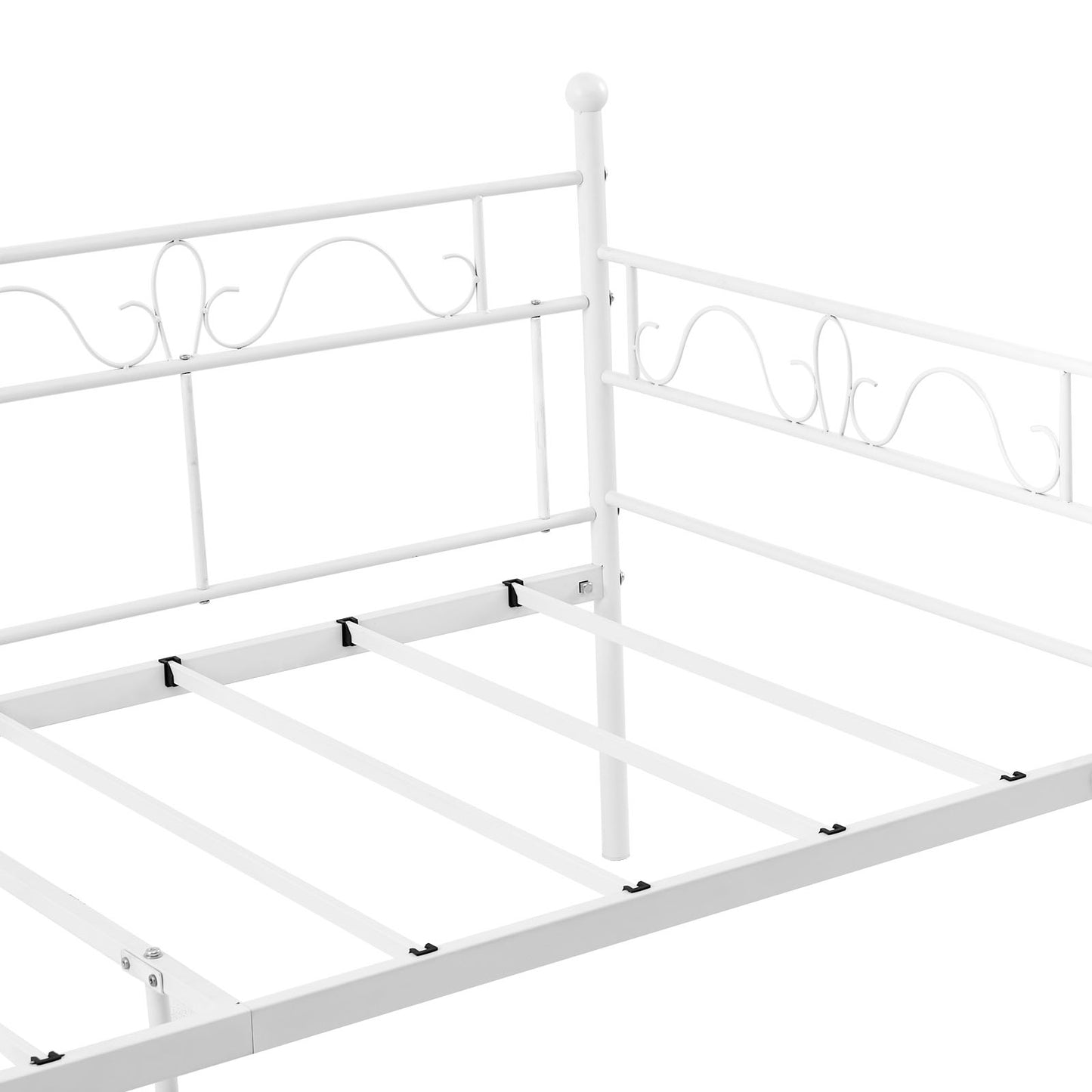 MUSK Single Metal Bed 93*197cm - White