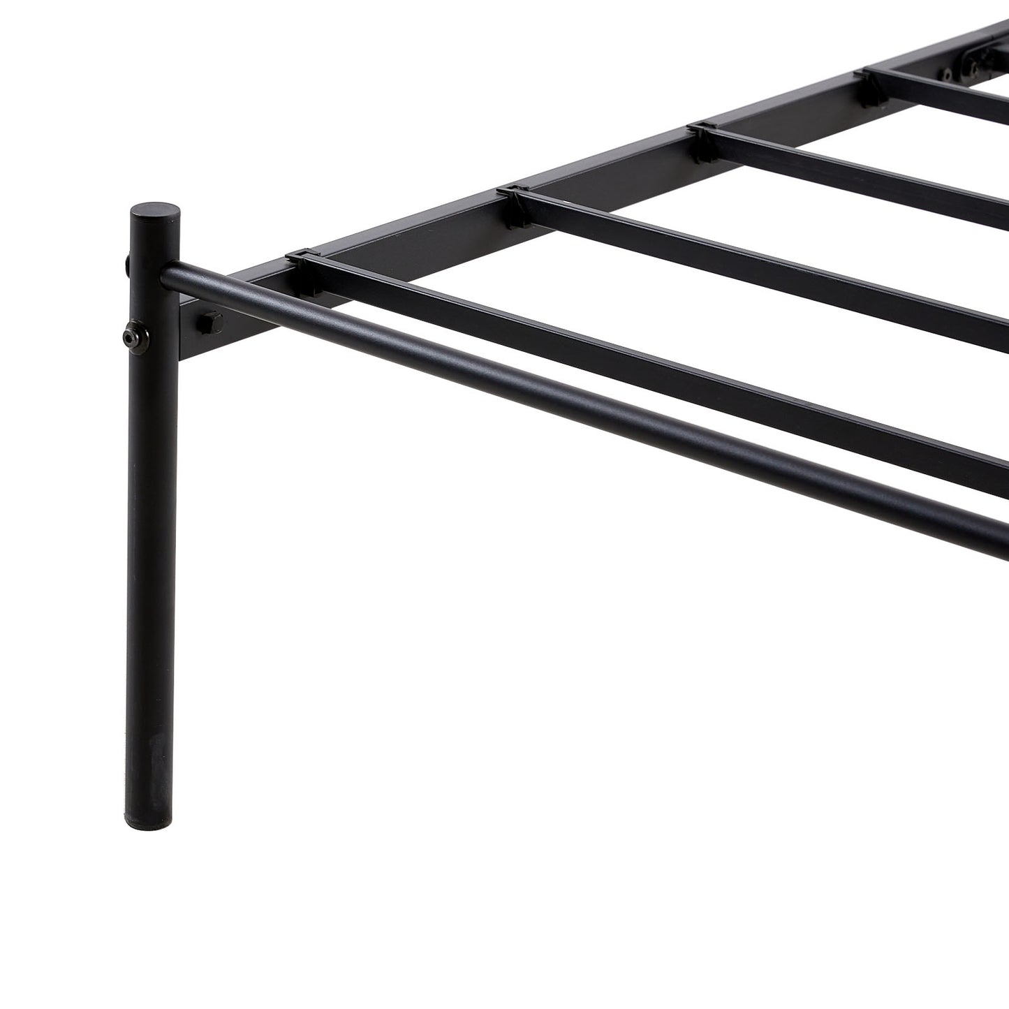 RACE Small Double Metal Bed 123*197cm - Black