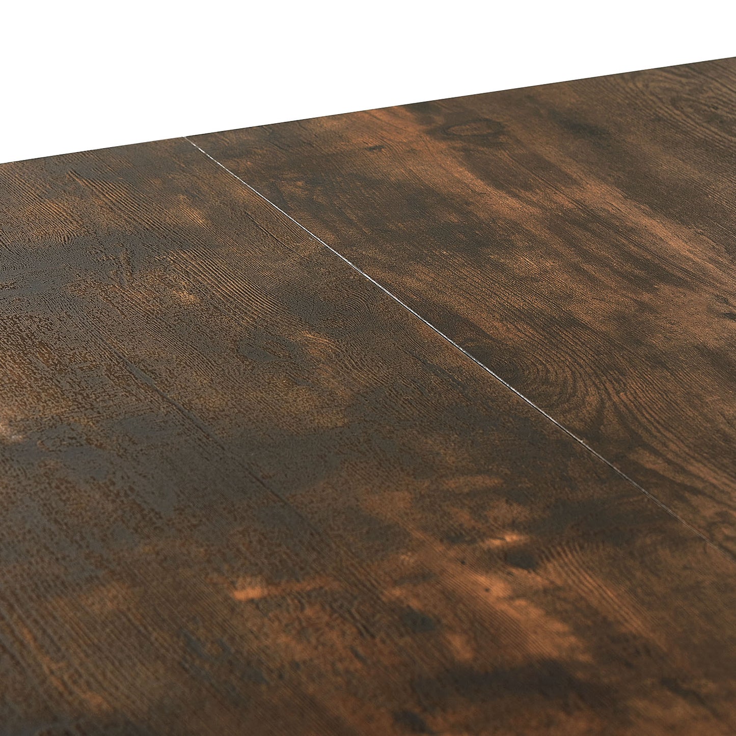 SAGE 110cm Splicing Dining Table With Beech Legs-Vintage Wood Grain