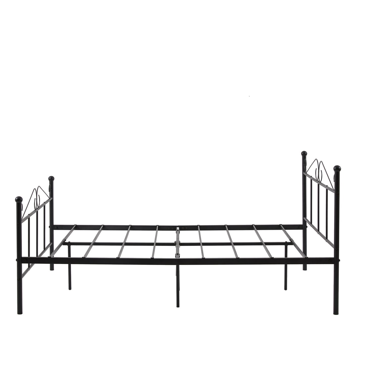 TIKI Double Metal Bed 123*207 cm - Black