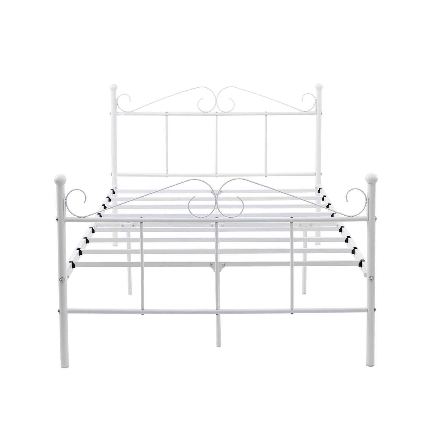 TIKI Double Metal Bed 123*207 cm - White