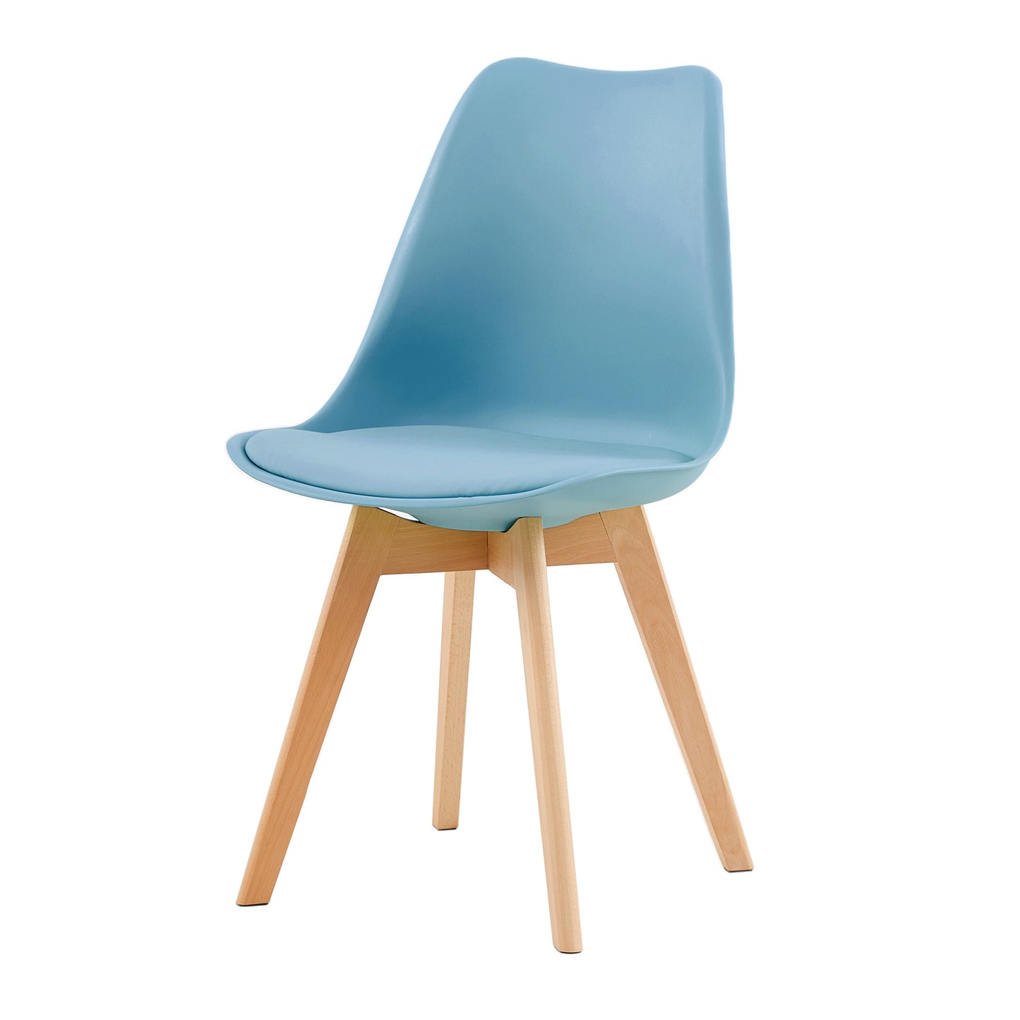 TULIP Dining Chair with Beech Legs - AIRYBULE