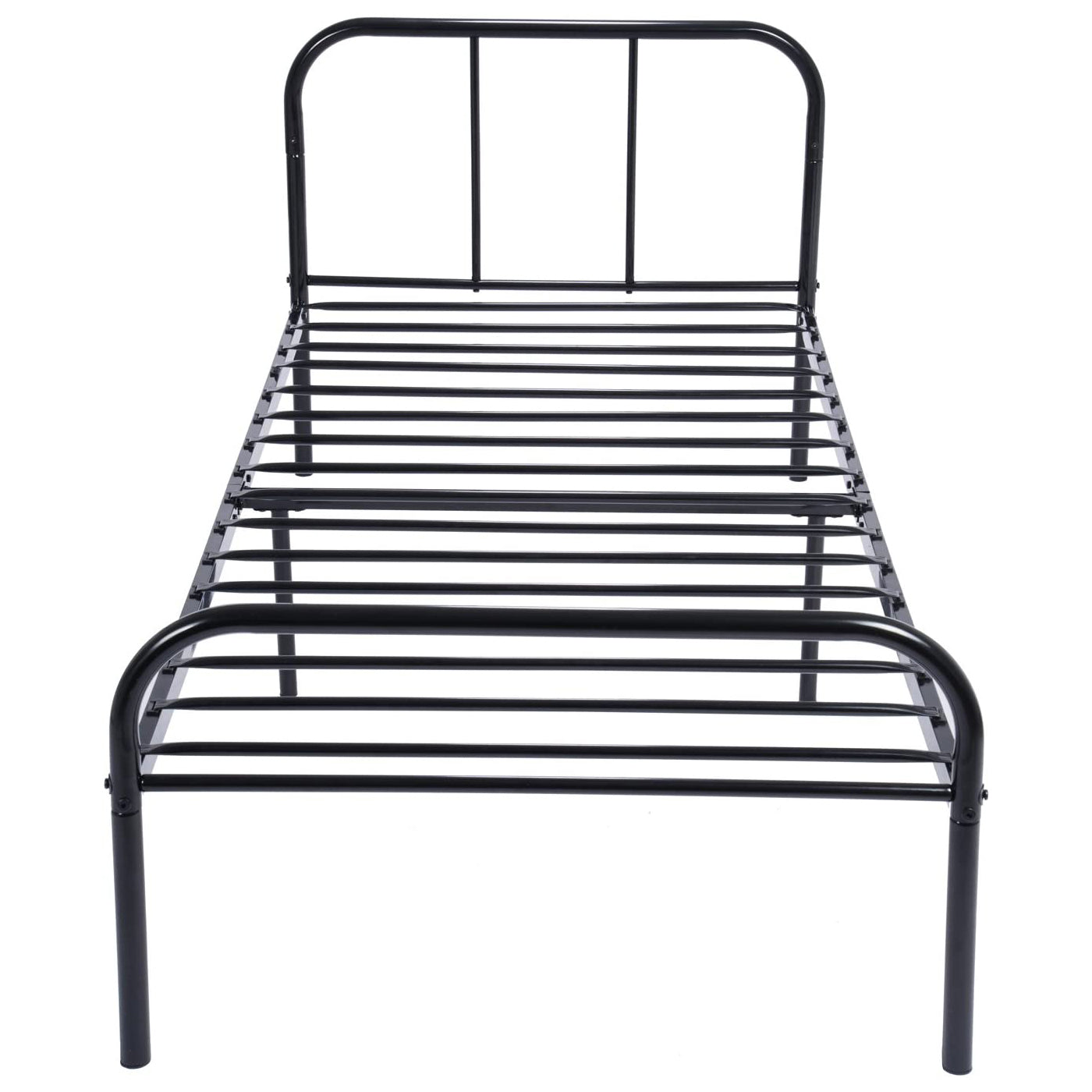 MILO Single/Double Metal Bed 94 * 196 cm/143 * 196 cm - Black
