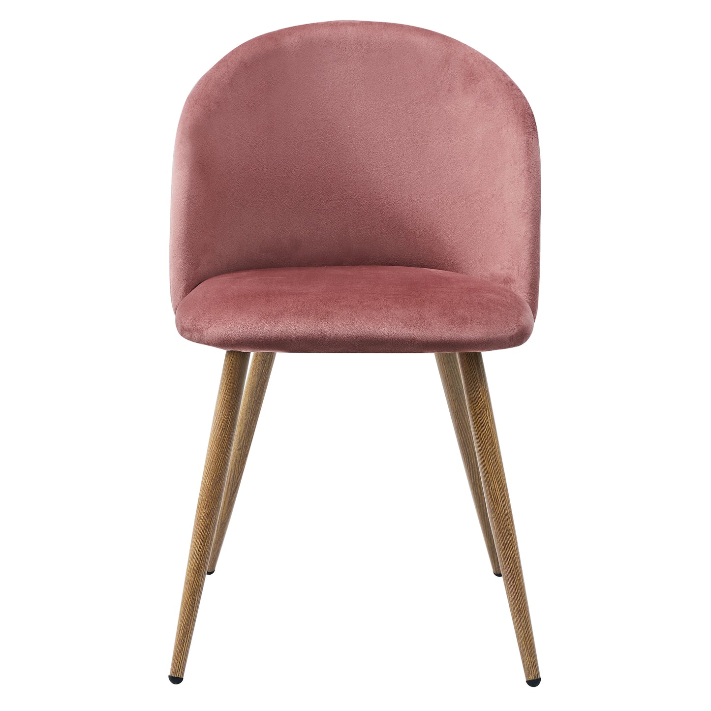 ZOMBA Velvet Dining Chairs with Metal Legs - Pink/Blue/Cactus
