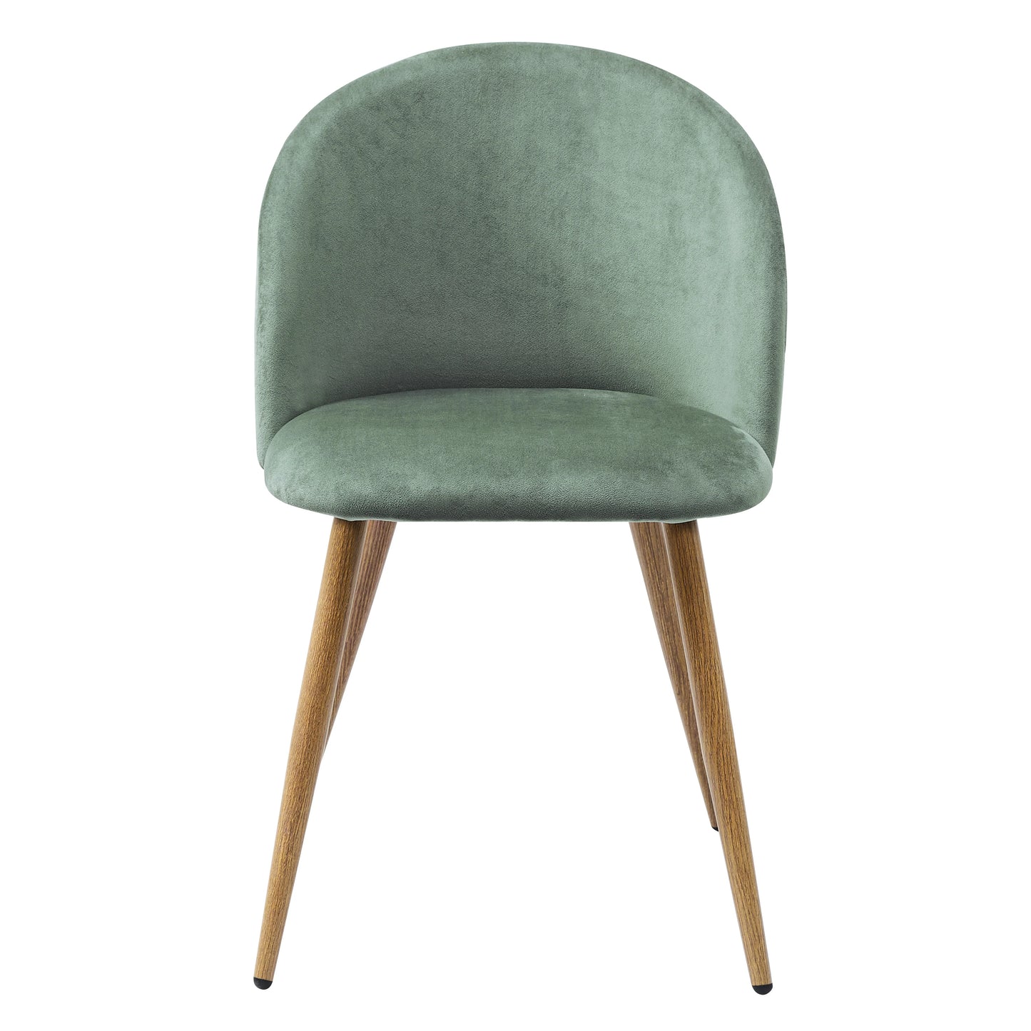 ZOMBA Velvet Dining Chairs with Metal Legs - Pink/Blue/Cactus