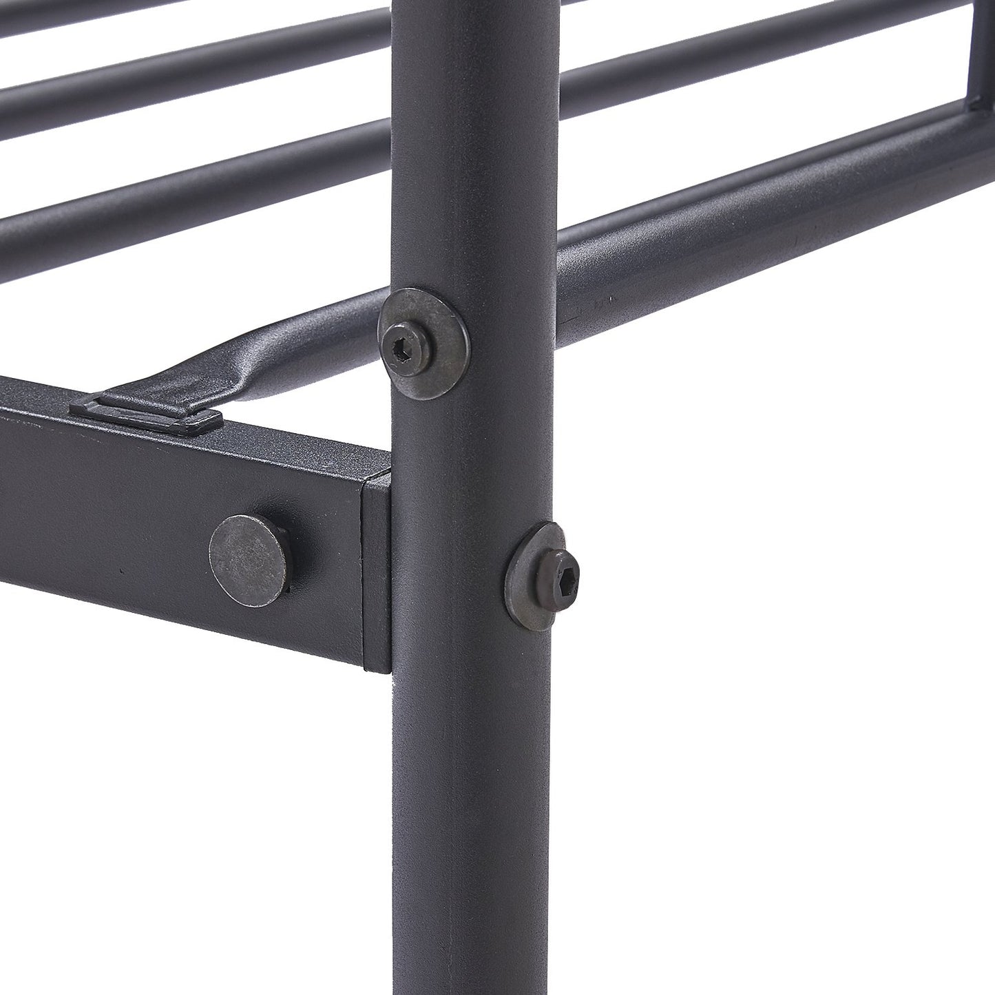 MILO Single/Double Metal Bed 94 * 196 cm/143 * 196 cm - Black