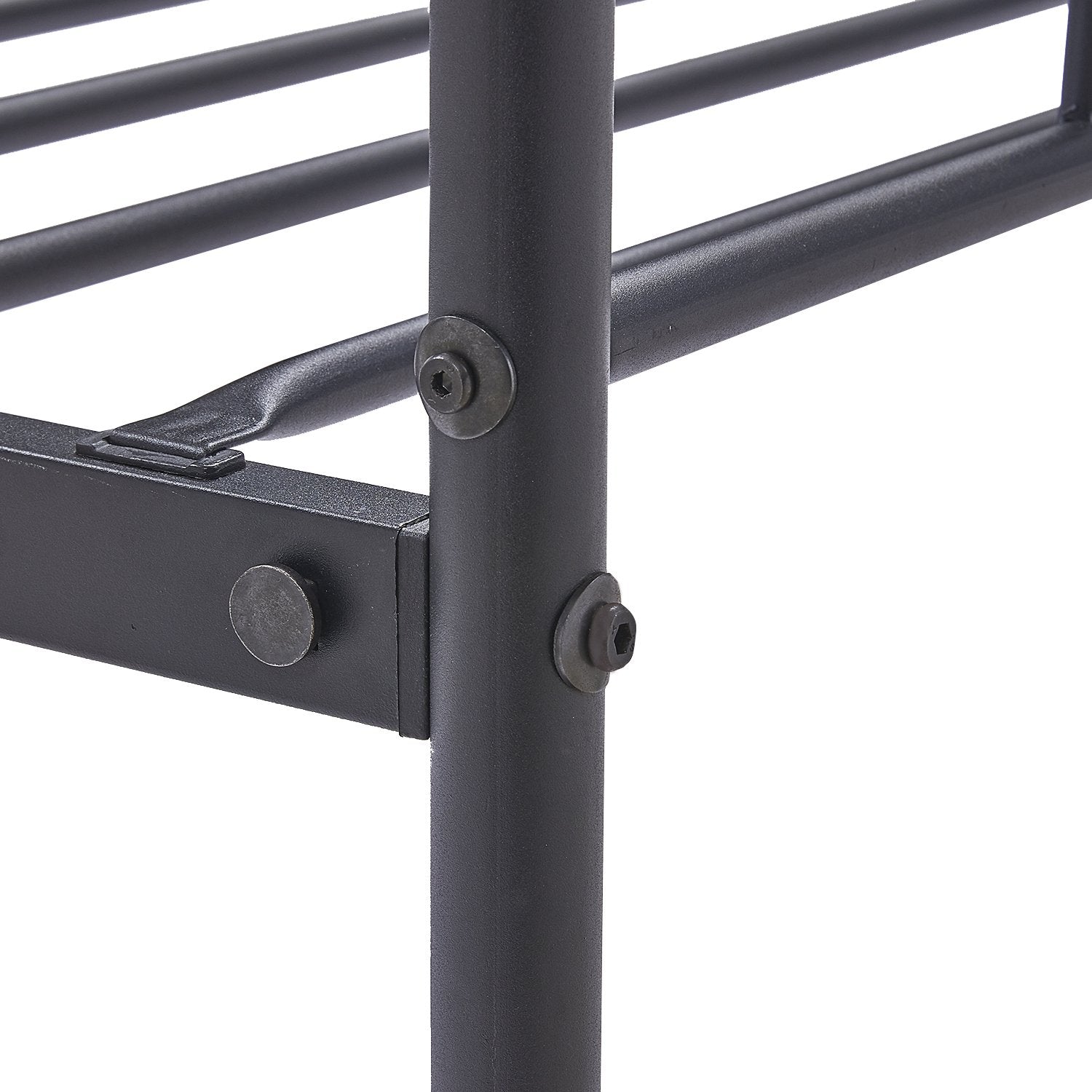 MILO Single/Double Metal Bed 94 * 196 cm/143 * 196 cm - Black