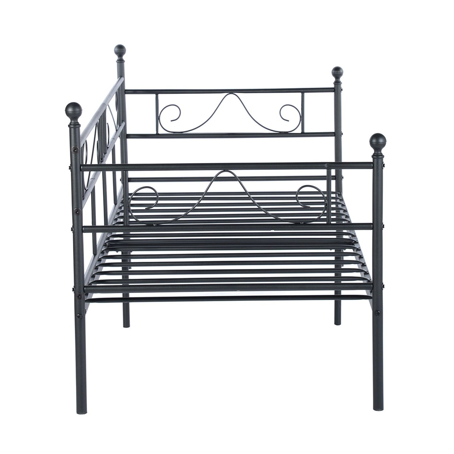 SOROSIS Metal Single Sofa Bed 95 * 196 cm - Black/White