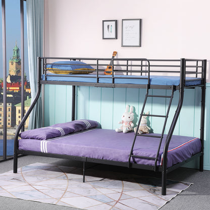 BUNK Upper and Lower Metal Bed 147.9*210.8cm - Black