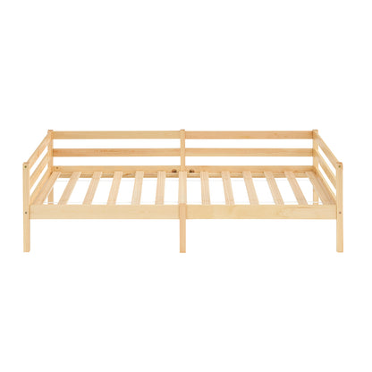 FLAT Single Pine Wooden Bed 96*198cm - Wood