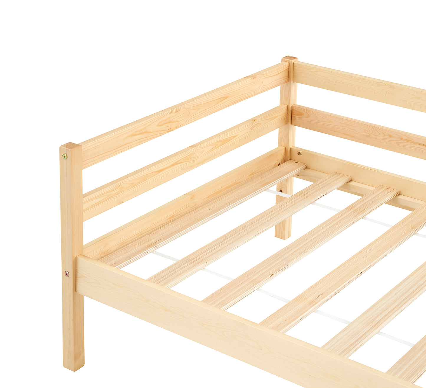 FLAT Single Pine Wooden Bed 96*198cm - Wood