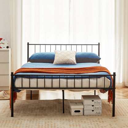 KESSIE Double Metal Bed 143*197cm - Black