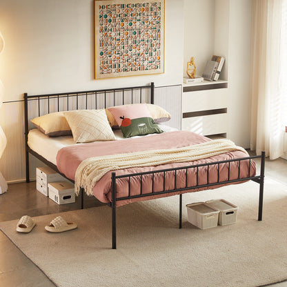 KESSIE Double Metal Bed 143*197cm - Black