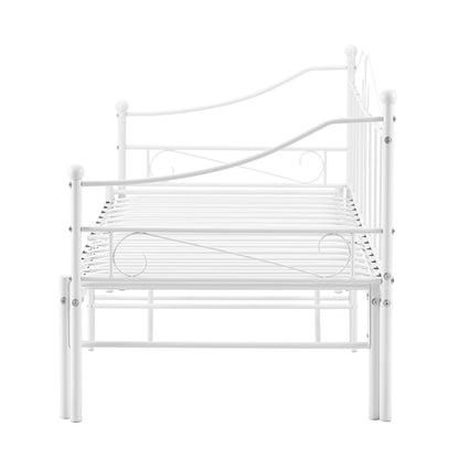 HARMAN Day Metal Bed 95.5*196.4cm+93.5*190.5cm  - Black