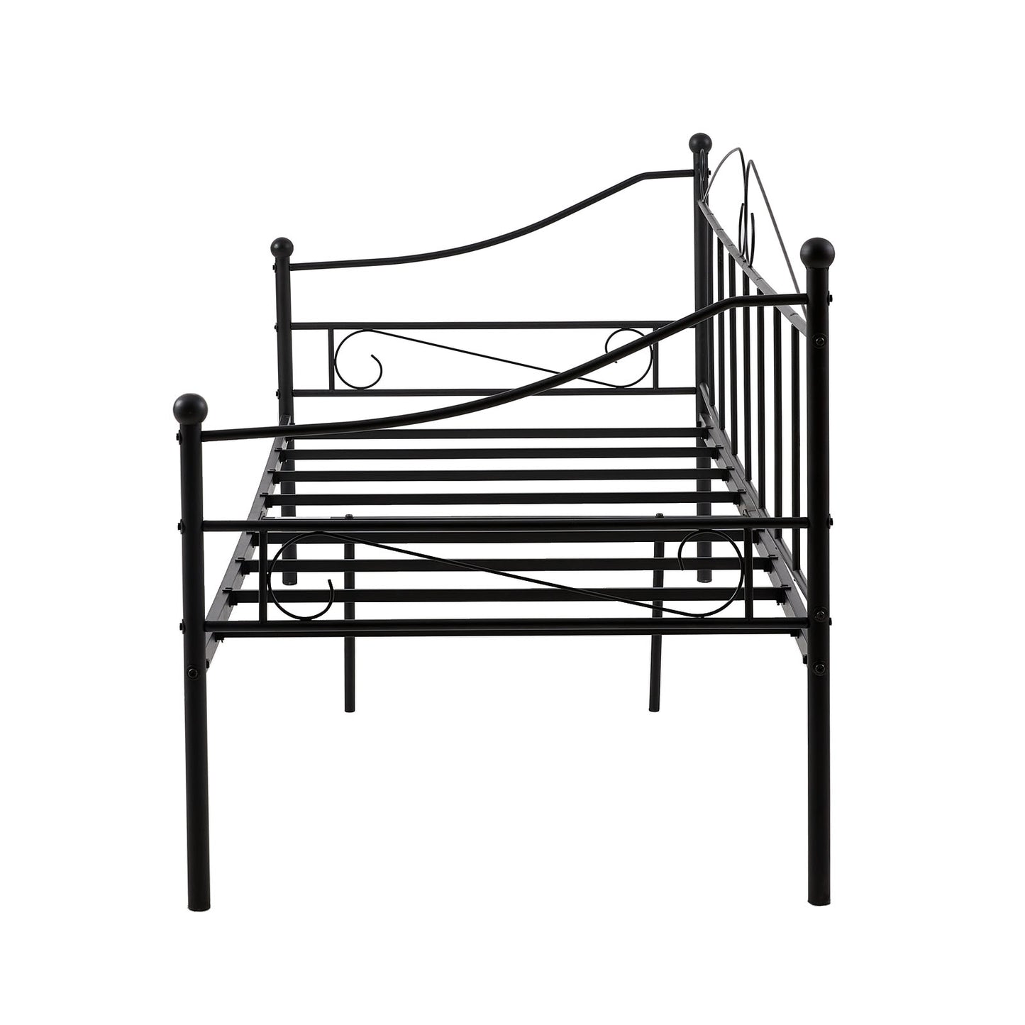 AVIO Single Metal Bed 93*207cm - Black