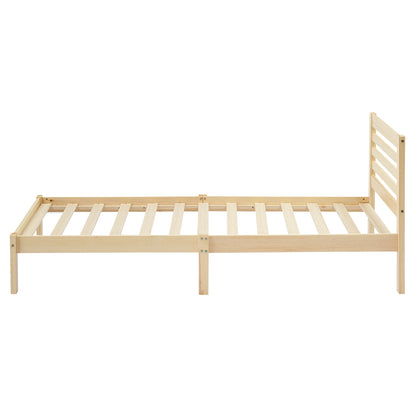 BEAN Single Pine Wooden Bed 98*196cm - Wood