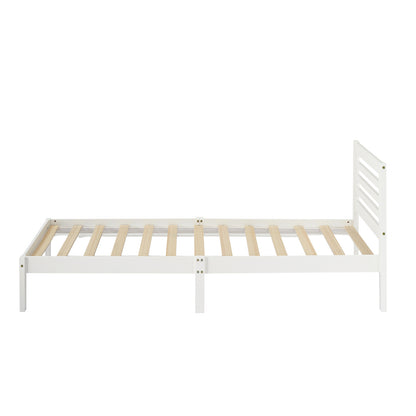 BEAN Single Pine Wooden Bed 98*196cm - White