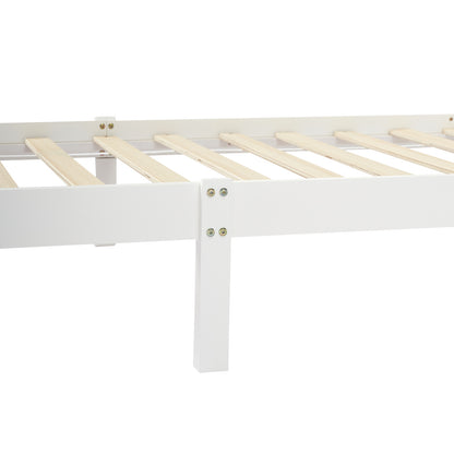 BEAN Single Pine Wooden Bed 98*196cm - White