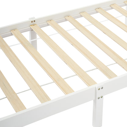 BEAN Single Pine Wooden Bed 98*196cm - White