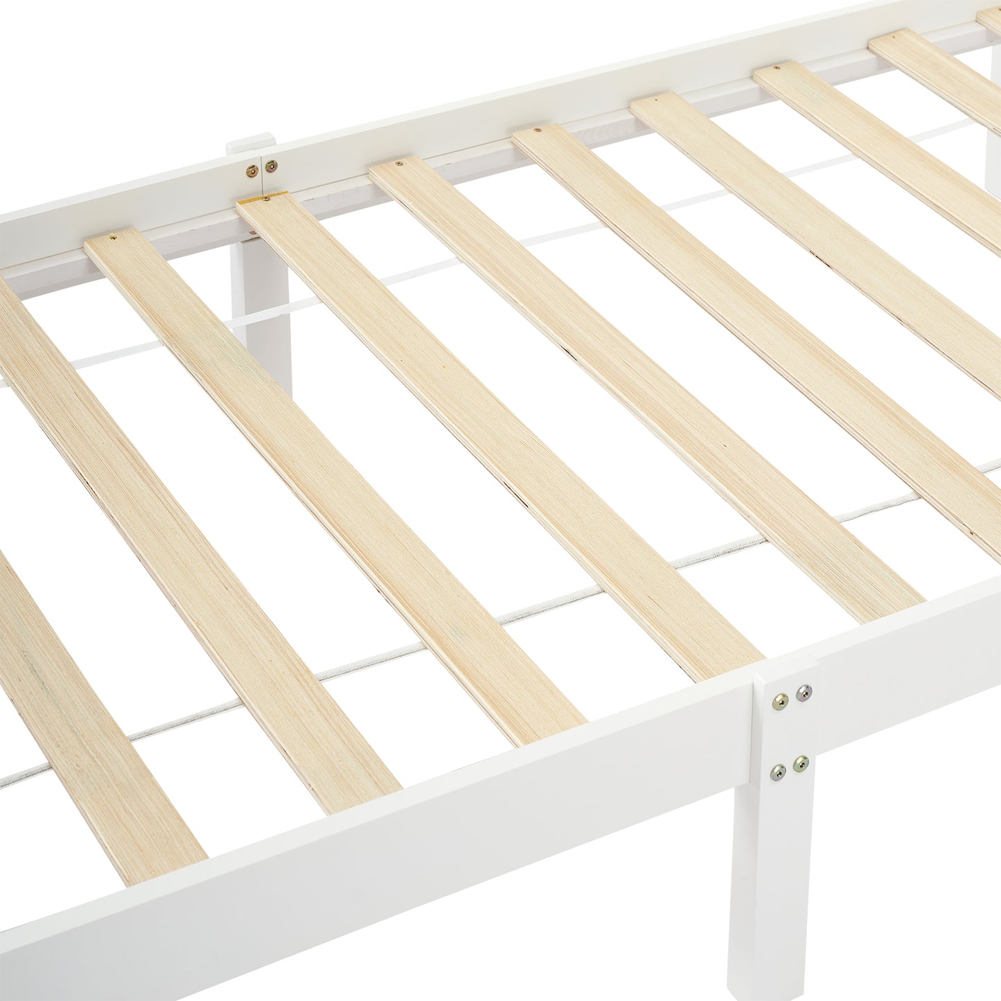 BEAN Single Pine Wooden Bed 98*196cm - White