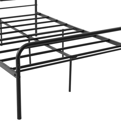 BERRY Double Metal Bed 143*196.4cm - Black