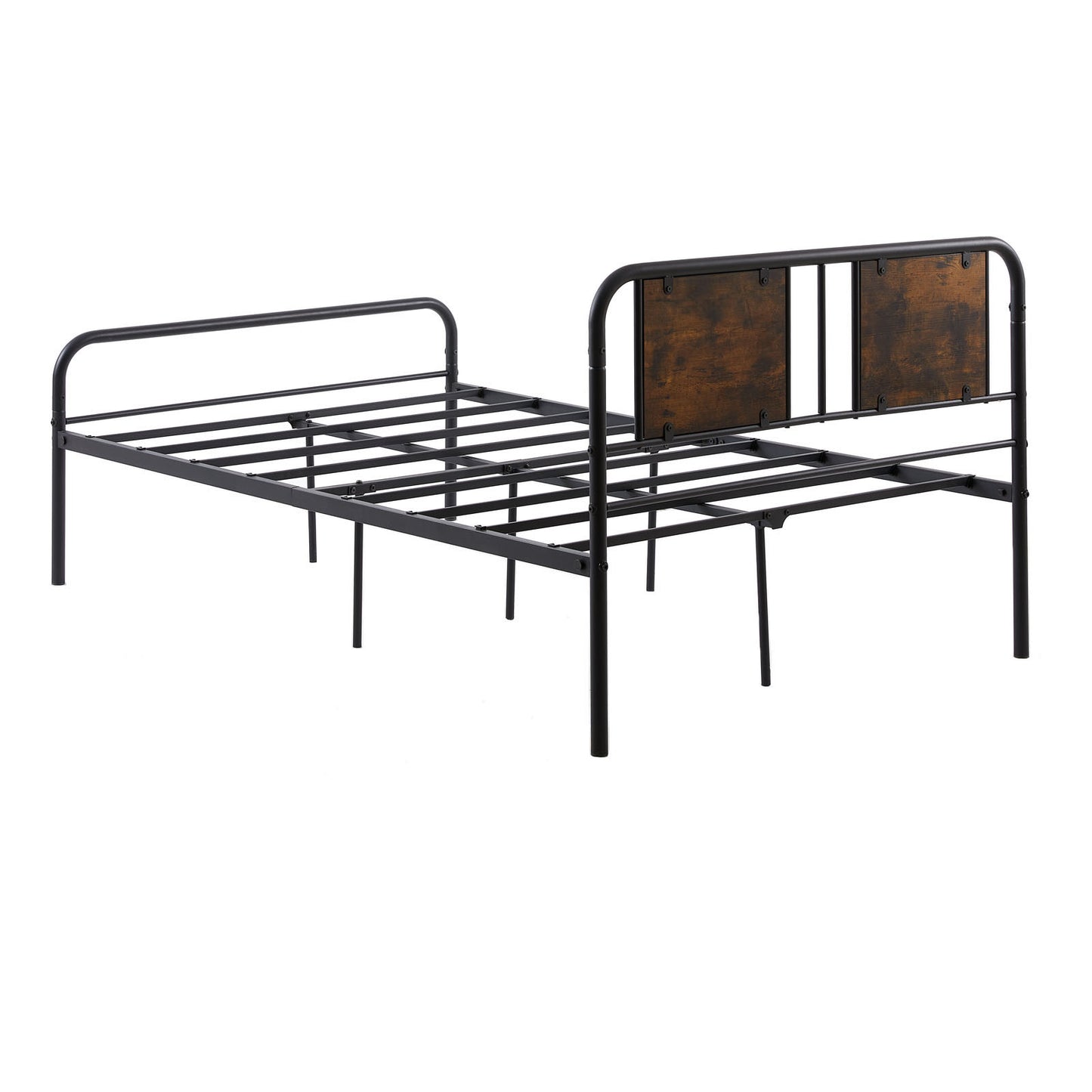 BERRY Small Double Metal Bed 123*196.4 cm - Black