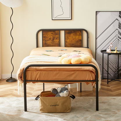 BERRY Single Metal Bed 93.2*196.4cm - Black