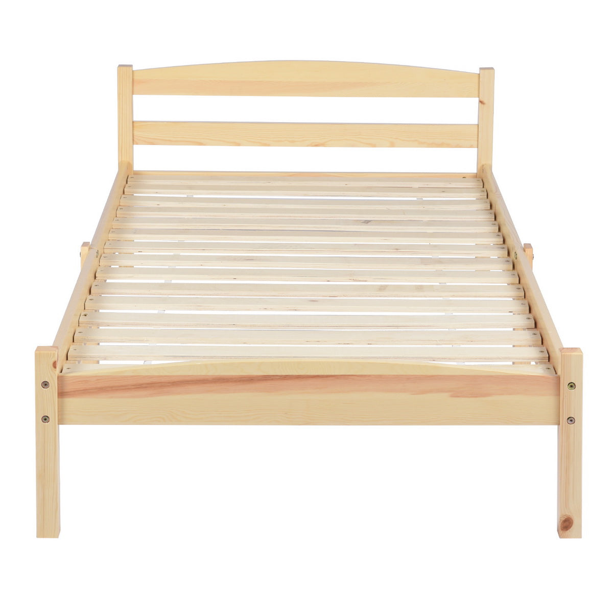 BIGLIA Single Pine Wooden Bed 96*198cm - Wood