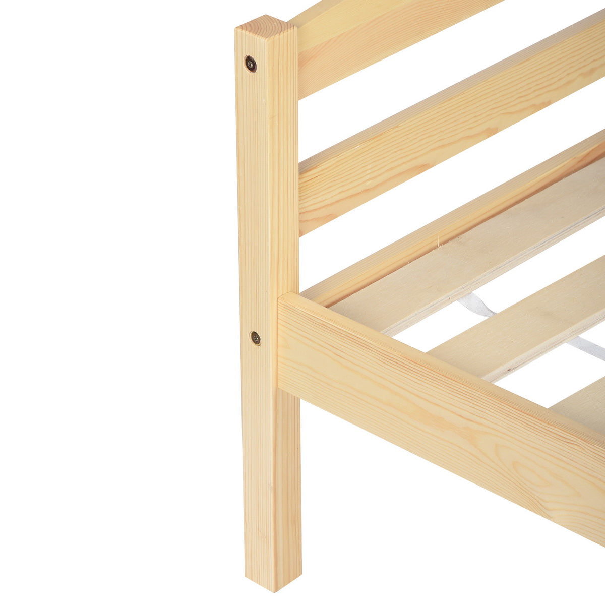 BIGLIA Single Pine Wooden Bed 96*198cm - Wood