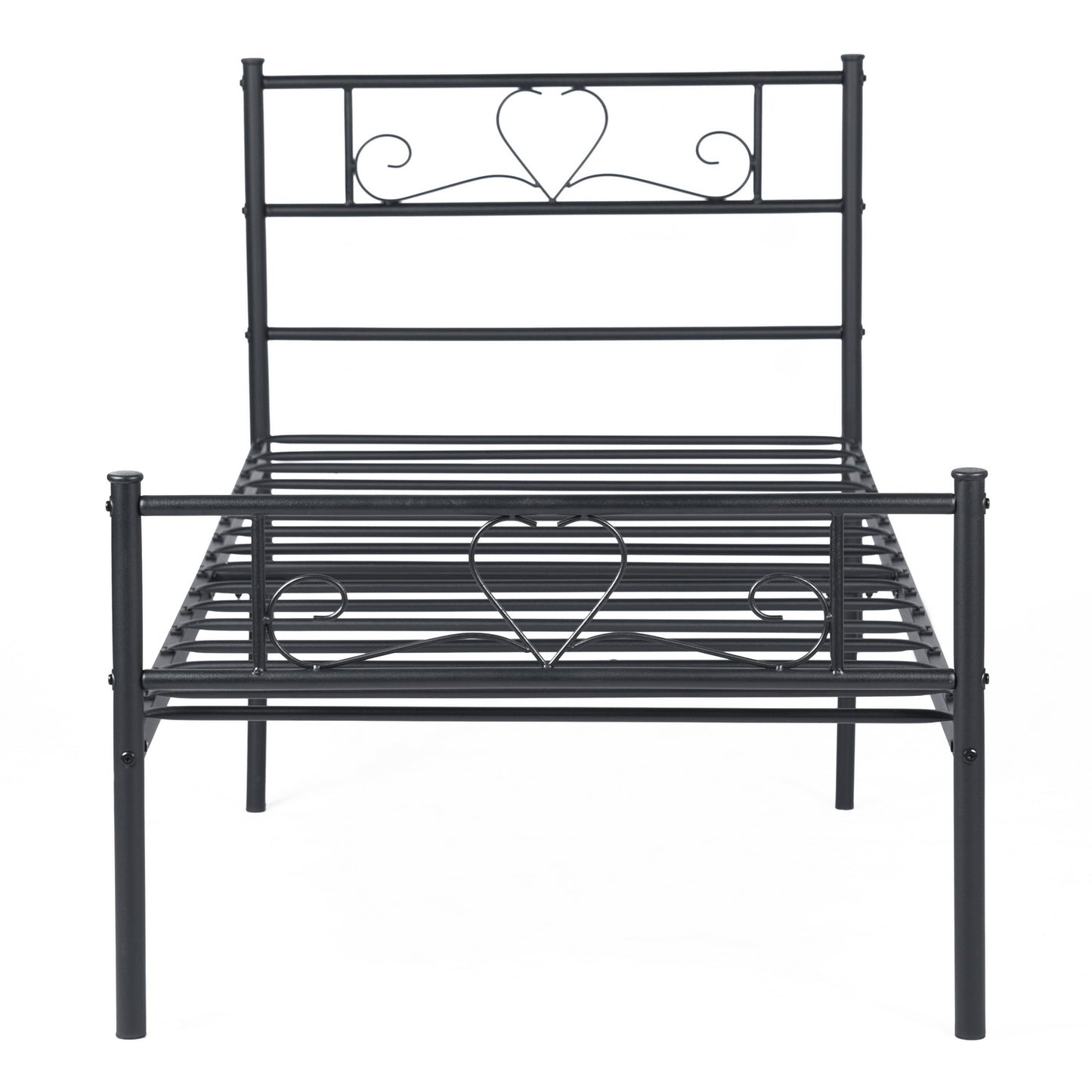 BORINI Single Metal Bed 91.5*197cm - Black