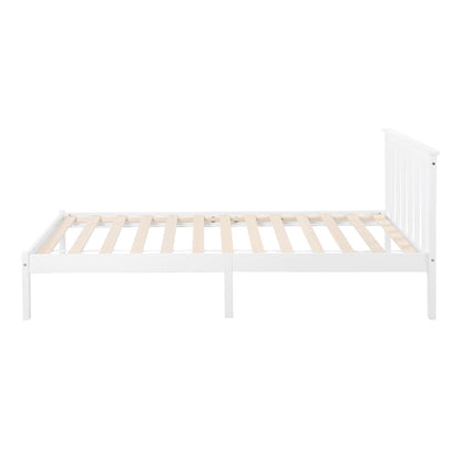 COLE Single Pine Wooden Bed 97.2*196cm - White