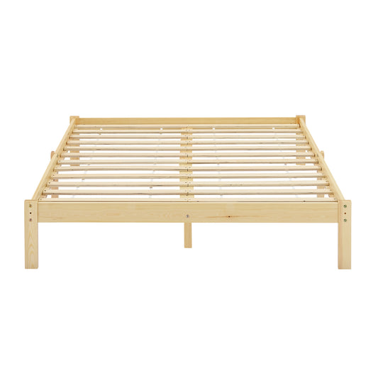 CYCAS Double Pine Wooden Bed 148*196cm - Wood