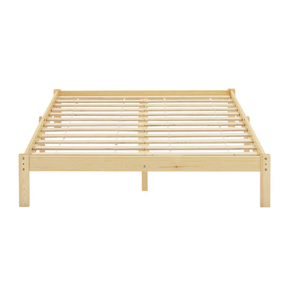 CYCAS Double Pine Wooden Bed 148*196cm - Wood